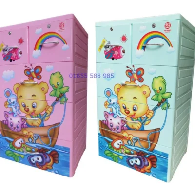 TỦ LUCKY 4T - GẤU CÂU CÁ