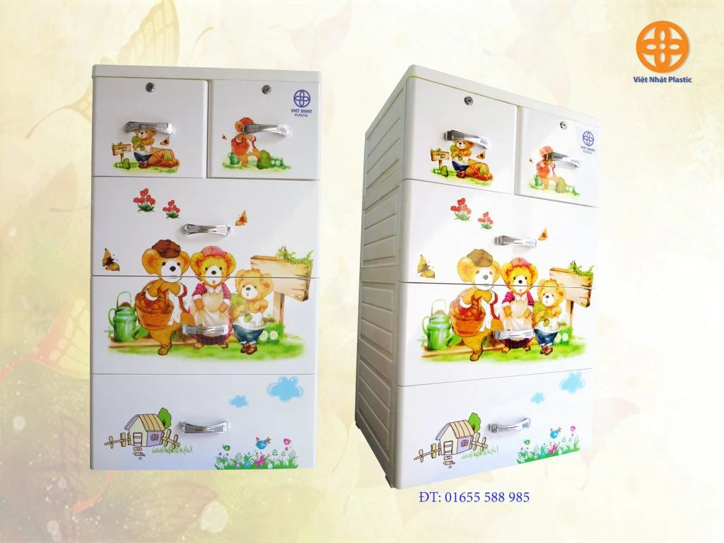 TỦ LUCKY 4T - GẤU VÀNG