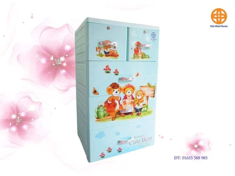 TỦ LUCKY 4T - GẤU VÀNG