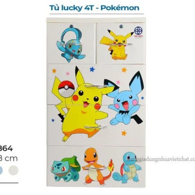 Tủ lucky 4T - Pokemon