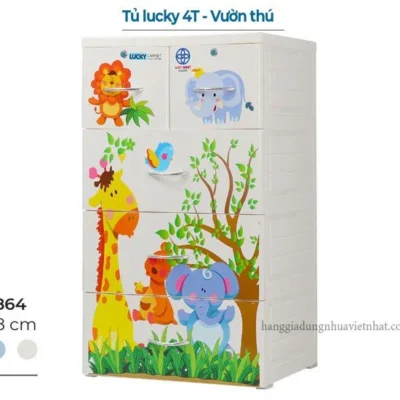 Tủ lucky 4T - Vườn thú