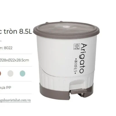 BẬT RÁC TRÒN 8.5L 8022