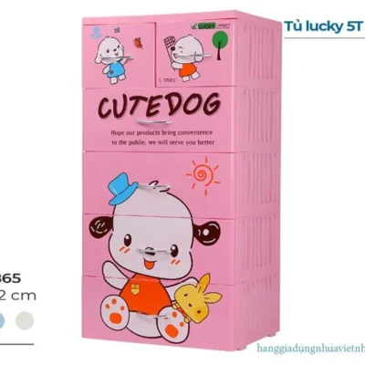 Tủ Lucky 5T - Cute dog