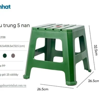 Ghế đẩu trung 5 nan2138