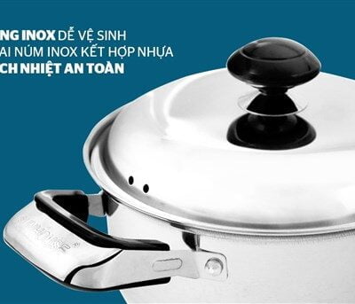 BỘ NỒI INOX 3 ĐÁY SUNHOUSE SH333